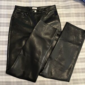 Wilfred Faux Leather Pants (Aritizia)